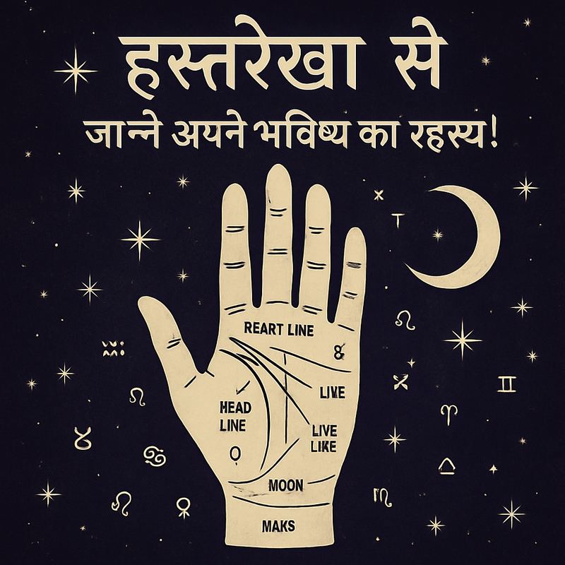 हथेली की स्पष्ट रेखाओं का चित्र